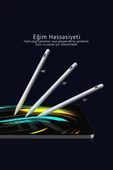 iPad 10.9 inç 10. Nesil Uyumlu Avuçiçi Red ve Eğim Özellikli Manyetik Yapışan Dokunmatik Kalem thumbnail 3