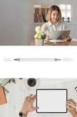 Apple iPad 10.2 8.9.Nesil Uyumlu Özel Dokunmatik Kalem FSKL192 thumbnail 4