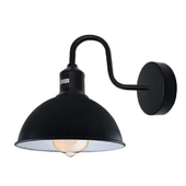 RİOLİGHT VİNTAGE1,RUSTİK1,RETRO1 SİYAH METAL OTEL,CAFE,ODAKLAR İÇİN DUVAR APLİK ŞAPKA ÇAPI:23CM thumbnail 2