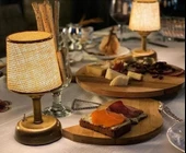 RİOLİGHT RETRO,RUSTİK,VİNTAGE LEDLİ PİLLİ ABAJUR GECE LAMBASI thumbnail 2