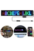 16x96 Piksel Esnek LED Matrix Panel Bluetooth ile Programlanabilir thumbnail 4