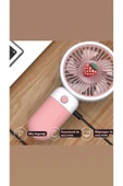 Taşınabilir Fan Soğutucu Mini Vantilatör Klima Güçlü Serinletici Şarjlı Masa Üstü Sessiz Standlı thumbnail 6