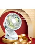 Taşınabilir USB Klipsli Fan Şarj Edilebilir, 720° Dönebilme, 3 Hız Yaz ve Dış Mekan Kullanımı İçin thumbnail 1