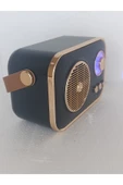 Speaker Fm Radyo Bluetooth Hoparlör Mp3 Çalar Usb Tf Aux Ses Bombası Kablosouz Hoparlör thumbnail 3