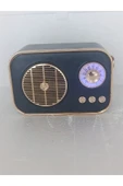 Speaker Fm Radyo Bluetooth Hoparlör Mp3 Çalar Usb Tf Aux Ses Bombası Kablosouz Hoparlör thumbnail 1