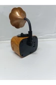 FVWA AS70 Nostaljik Mini Gramafon GÖRÜNÜMLÜ Radyo Usb Aux Bluetooth Radyo Yüksek Ses Kalitesi thumbnail 3