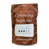 kahvemusta Kolombiya Kahvesi - Colombia Supremo Çekirdek Kahve (250g) thumbnail 4