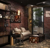 RİOLİGHT BAKIR ESKİTME RETRO1,VİNTAGE1,RUSTİK1 1XE27 DUYLU TEKLİ METAL KAFES DUVAR APLİK thumbnail 1