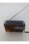 Solar Fm Radyo Bluetooth Hoparlör Mp3 Çalar Usb.Tf.Aux Çalar El Feneri thumbnail 5