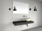 RİOLİGHT RETRO 3 RUSTİK,VİNTAGE SİYAH ÇİFT MAFSALLI HAREKETLİ BAŞLIK METAL APLİK NOT:1ADET FİYATIDIR thumbnail 1