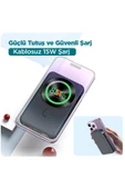 Force PW14 10000mAh 22.5W Kendinden Kablolu MagSafe Powerbank - Kablosuz Mini Şarj Cihazı - 1 thumbnail 4