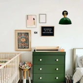 RİOLİGHT RETRO,VİNTAGE,RUSTİK YEŞİL BAŞLIK 1XE27 ESKİTME1 MASALLI1 TEKLİ DUVAR APLİK ŞAPKA ÇAP:23CM thumbnail 1