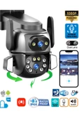 Dual Lens 360° Hareketli Wifi Waterproof Ip Güvenlik Kamerası (carecampro) Uygulama thumbnail 1