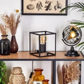 RİOLİGHT MODERN12, RETRO,VİNTAGE,RUSTİK SİYAH 1XE27 DUYLU KÜP METAL 20CMX20CM ABAJUR thumbnail 5