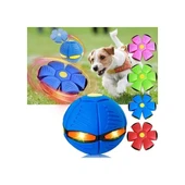 Işıklı Zıplayan Frizbi Evcil Hayvan Topu thumbnail 3