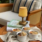 RİOLİGHT RETRO,RUSTİK,VİNTAGE LEDLİ PİLLİ ABAJUR GECE LAMBASI NOT: 1ADET FİYATIDIR thumbnail 2