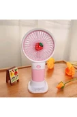 Taşınabilir Fan Soğutucu Mini Vantilatör Klima Güçlü Serinletici Şarjlı Masa Üstü Sessiz Standlı thumbnail 3