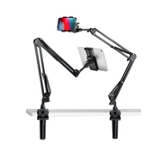 360 Dönebilen Masaüstü Süspansiyonlu Ayarlanabilir Tablet Tutucu Stand thumbnail 2