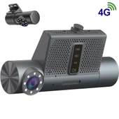 TECHSMART DAHİLİ 2 KAMERALI + HARİCİ 1 KAMERA + 4G + H265 MOBİL ARAÇ KAMERA TCH-BK6MZH-3CH-4G thumbnail 1