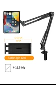 360 Dönebilen Masaüstü Süspansiyonlu Ayarlanabilir Tablet Tutucu Stand thumbnail 8