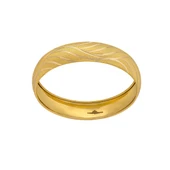 AgaKulche 14 Ayar 10 Gram Dalgalı Şarnel Altın Bilezik thumbnail 5