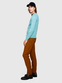 Sisley   Esnek Slim Fit Chino Pantolon Erkek Kahverengi T-Shirt - 323A4JGCSF03E thumbnail 2