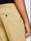 Sisley   Slim Fit Vintage Efekt Chino Pantolon Erkek Bej T-Shirt - 323A4DM6SF02Y thumbnail 1