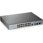 ZyXEL 16port PoE 250w GS1350-18HP GIGABIT 2X SFP Yönetilebilir Switch thumbnail 1