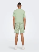 Only & Sons   ONSPERRY LIFE REG LEAF SHORTS Erkek Yeşil Şort - 22025285 thumbnail 4