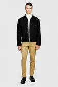 Sisley   Esnek Slim Fit Chino Pantolon Erkek Bej T-Shirt - 323A4JGCSF03E thumbnail 11
