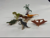Plastik Oyuncak Dinozor Seti Dinozorlar 7 Parça Dinazor Hayvan Figürü thumbnail 2