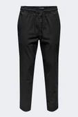 Only & Sons   ONSLINUS TAPER 0183 PANT NOOS Erkek Siyah Pantolon - 22029765 thumbnail 1