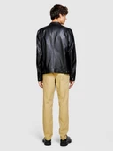 Sisley   Slim Fit Vintage Efekt Chino Pantolon Erkek Bej T-Shirt - 323A4DM6SF02Y thumbnail 3