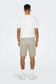Only & Sons   ONSPETER LIFE REGULAR 0013 SHORTS NOOS Erkek Bej Şort - 22027905 thumbnail 3
