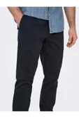 Only & Sons   Onscam Chino Pk 6775 Erkek Koyu Mavi Pantolon - 22016775 thumbnail 7