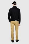 Sisley   Esnek Slim Fit Chino Pantolon Erkek Bej T-Shirt - 323A4JGCSF03E thumbnail 7