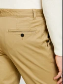 Sisley   Esnek Slim Fit Chino Pantolon Erkek Bej T-Shirt - 323A4JGCSF03E thumbnail 2