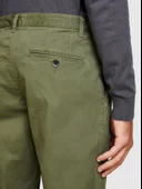 Sisley   Slim Fit Vintage Efekt Chino Pantolon Erkek Yeşil T-Shirt - 323A4DM6SF02Y thumbnail 1