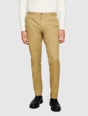 Sisley   Esnek Slim Fit Chino Pantolon Erkek Bej T-Shirt - 323A4JGCSF03E thumbnail 5