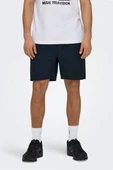 Only & Sons   ONSTEL LIFE 0119 SHORTS NOOS Erkek Dark Navy Şort - 22027949 thumbnail 4