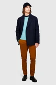 Sisley   Esnek Slim Fit Chino Pantolon Erkek Kahverengi T-Shirt - 323A4JGCSF03E thumbnail 11
