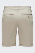 Only & Sons   ONSPETER LIFE REGULAR 0013 SHORTS NOOS Erkek Bej Şort - 22027905 thumbnail 2