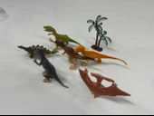Plastik Oyuncak Dinozor Seti Dinozorlar 7 Parça Dinazor Hayvan Figürü thumbnail 3