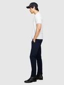 Sisley   Streç Pamuklu Kemer Delikli Slim Fit Pantolon Erkek Lacivert Pantolon - 324P4AIHSF021 thumbnail 3