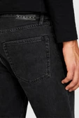 Sisley   %100 Koton Liverpool Slim Fit Denim Pantolon Erkek Lacivert Pantolon - 323A4V8JSE01L thumbnail 9