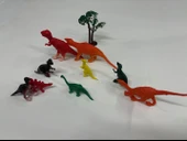 Plastik Oyuncak Dinozor Seti Dinozorlar 10 Parça Dinazor Çok Renkli Hayvan Figürü thumbnail 4