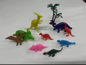 Plastik Oyuncak Dinozor Seti Dinozorlar 10 Parça Dinazor Çok Renkli Hayvan Figürü thumbnail 1