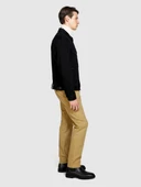 Sisley   Esnek Slim Fit Chino Pantolon Erkek Bej T-Shirt - 323A4JGCSF03E thumbnail 4