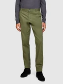Sisley   Slim Fit Vintage Efekt Chino Pantolon Erkek Yeşil T-Shirt - 323A4DM6SF02Y thumbnail 6