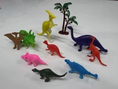 Plastik Oyuncak Dinozor Seti Dinozorlar 10 Parça Dinazor Çok Renkli Hayvan Figürü thumbnail 2
